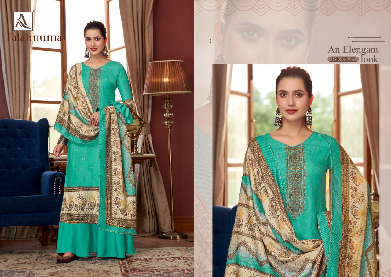 Alok Falaknuma Winter Casual Daily Wear Wool Printed Pashmina Collection